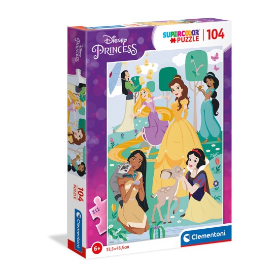 Clementoni Παιδικό Παζλ Super Color Πριγκίπισσες 104 τμχ Clementoni Παιδικό Παζλ Super Color Πριγκίπισσες 104 τμχ