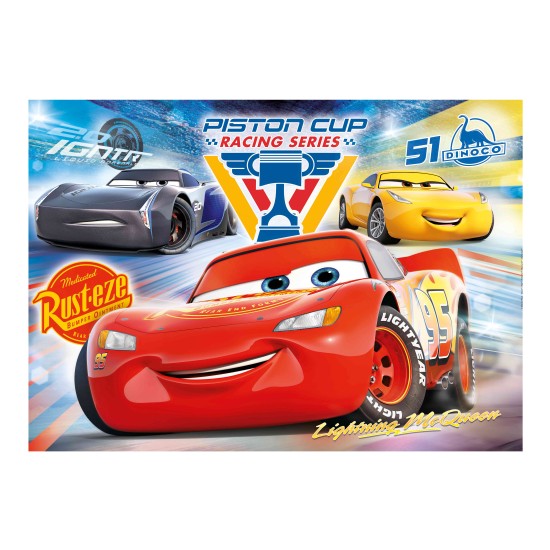 Clementoni Παιδικό Παζλ Super Color Cars: Piston Cup Legends 104 τμχ Clementoni Παιδικό Παζλ Super Color Cars: Piston Cup Legends 104 τμχ