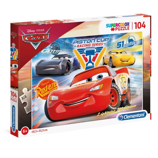 Clementoni Παιδικό Παζλ Super Color Cars: Piston Cup Legends 104 τμχ Clementoni Παιδικό Παζλ Super Color Cars: Piston Cup Legends 104 τμχ