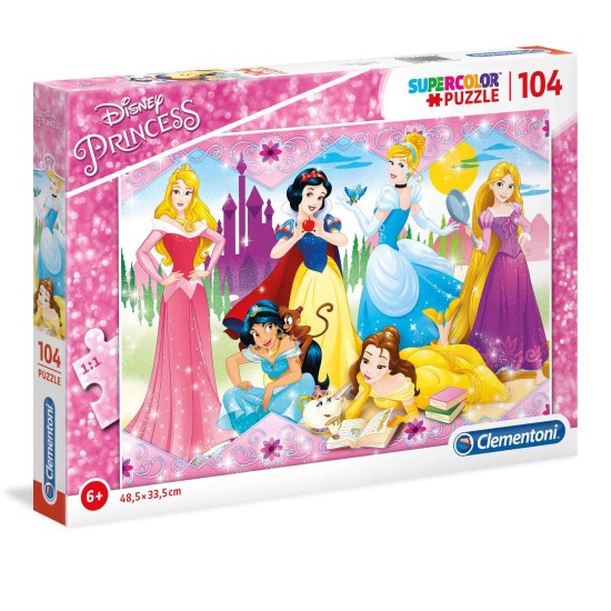 Clementoni Παιδικό Παζλ Super Color Princess 104 τμχ Clementoni Παιδικό Παζλ Super Color Princess 104 τμχ