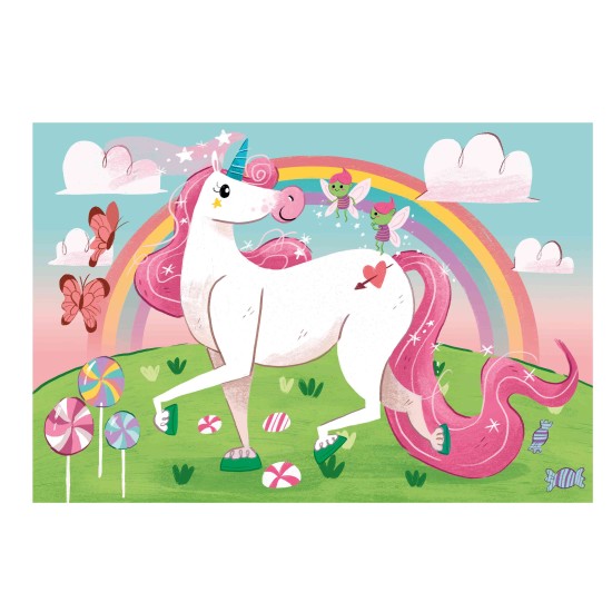 Clementoni Παιδικό Παζλ Super Color I Believe In Unicorns 104 τμχ Clementoni Παιδικό Παζλ Super Color I Believe In Unicorns 104 τμχ