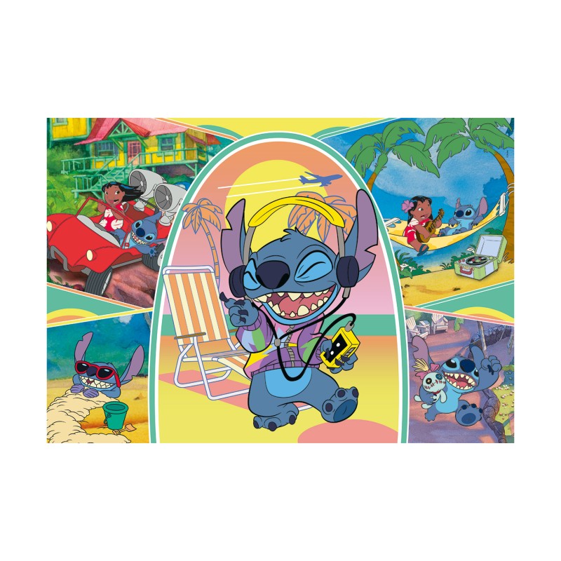 Clementoni Παιδικό Παζλ Supercolor Disney Stitch 180 τμχ
