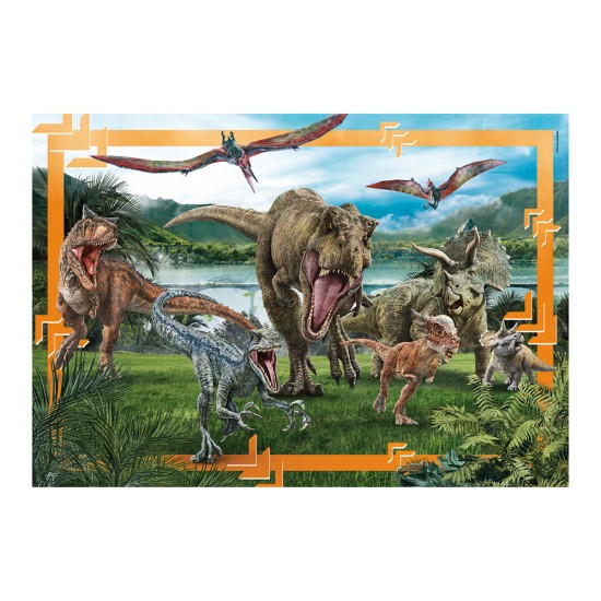 Clementoni Παιδικό Παζλ Maxi Supercolor Jurassic World 104 τμχ Clementoni Παιδικό Παζλ Maxi Supercolor Jurassic World 104 τμχ