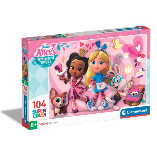 Clementoni Παιδικό Παζλ Super Color Disney Alices Wonderland Bakery 104 τμχ Clementoni Παιδικό Παζλ Super Color Disney Alices Wonderland Bakery 104 τμχ