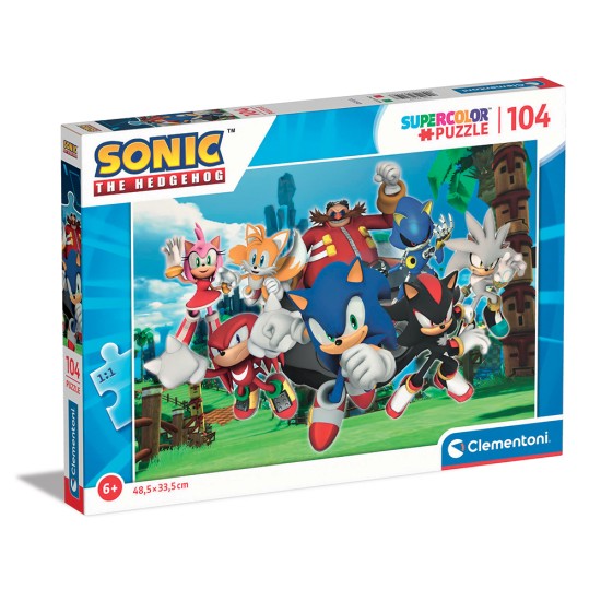 Clementoni Παιδικό Παζλ Super Color Sonic The Hedgehog 104 τμχ Clementoni Παιδικό Παζλ Super Color Sonic The Hedgehog 104 τμχ