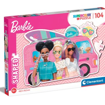 Clementoni Παιδικό Παζλ Super Color Barbie 104 τμχ