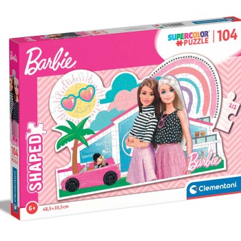 Clementoni Παιδικό Παζλ Super Color Barbie 104 τμχ