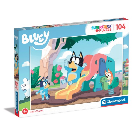 Clementoni Παιδικό Παζλ Super Color Bluey 104 τμχ Clementoni Παιδικό Παζλ Super Color Bluey 104 τμχ