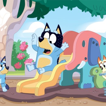 Clementoni Παιδικό Παζλ Super Color Bluey 104 τμχ