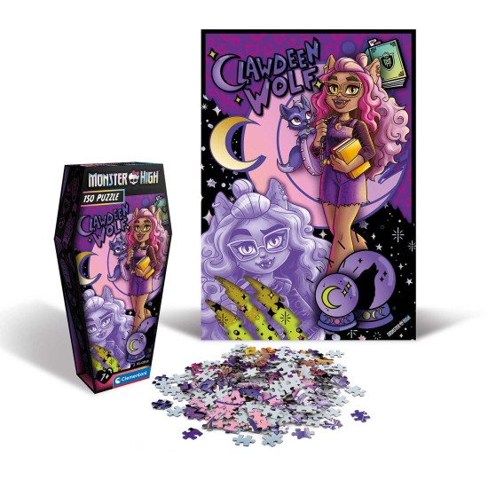 Clementoni Παιδικό Παζλ Monster High Coffin Pack Clawdeen Wolf 150 τμχ Clementoni Παιδικό Παζλ Monster High Coffin Pack Clawdeen Wolf 150 τμχ