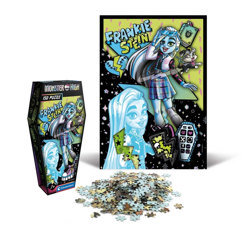 Clementoni Παιδικό Παζλ Monster High Coffin Pack Frankie Stein 150 τμχ