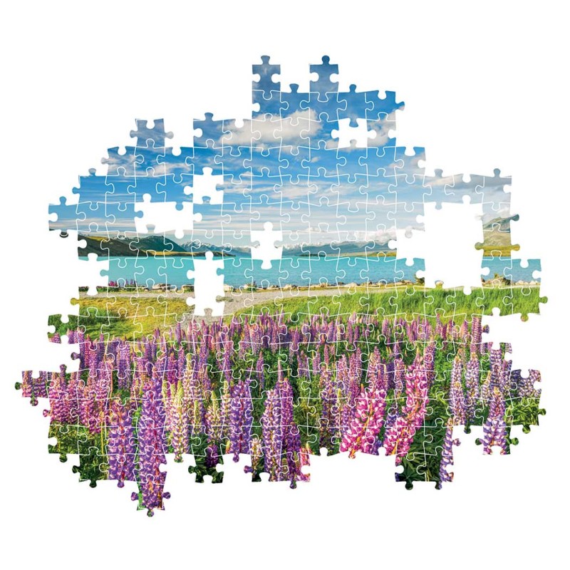 Clementoni Παζλ High Quality Collection Λεβάντες στη Λίμνη Τεκάπο 1500 τμχ - Compact Box