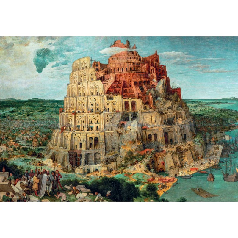 Clementoni Παζλ Museum Collection Bruegel: Ο Πύργος Της Βαβέλ 1500 τμχ - Compact Box