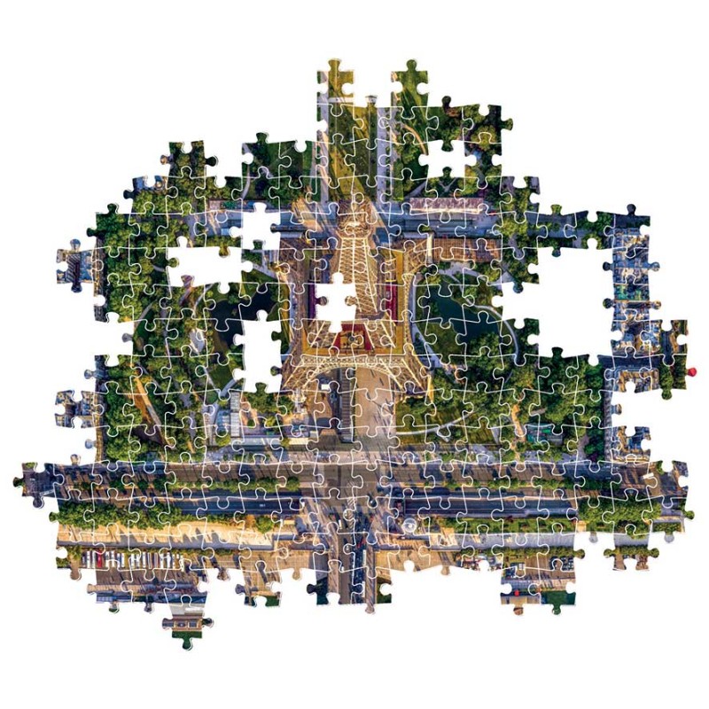 Clementoni Παζλ High Quality Collection Πάνω Από Το Παρίσι 1500 τμχ - Compact Box