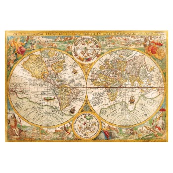 Clementoni Παζλ High Quality Collection Αρχαίος Χάρτης 2000 τμχ