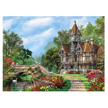 Clementoni Παζλ High Quality Collection Παλιό Waterway Cottage 500 τμχ