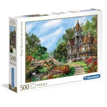 Clementoni Παζλ High Quality Collection Παλιό Waterway Cottage 500 τμχ