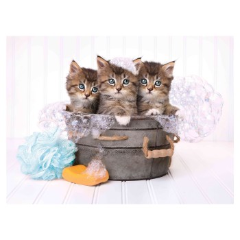 Clementoni Παζλ High Quality Collection Kittens And Soap 500 τμχ