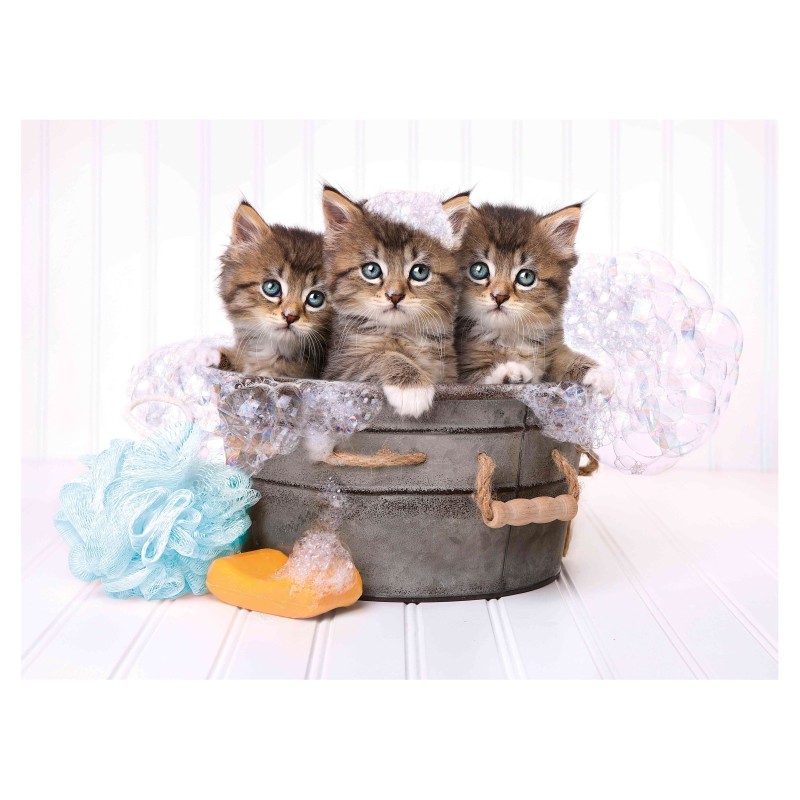 Clementoni Παζλ High Quality Collection Kittens And Soap 500 τμχ