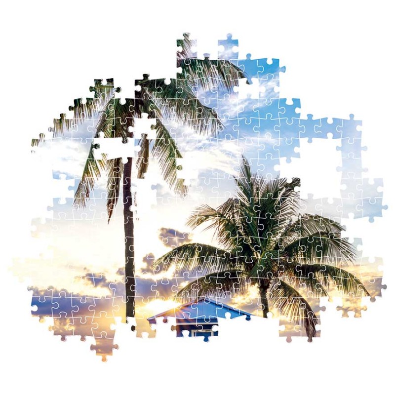 Clementoni Παζλ High Quality Collection Η Παραλία του Μαϊάμι στη Φλόριντα 500 τμχ - Compact Box