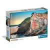 Clementoni Παζλ High Quality Collection Ακτή Riomaggiore 500 τμχ - Compact Box
