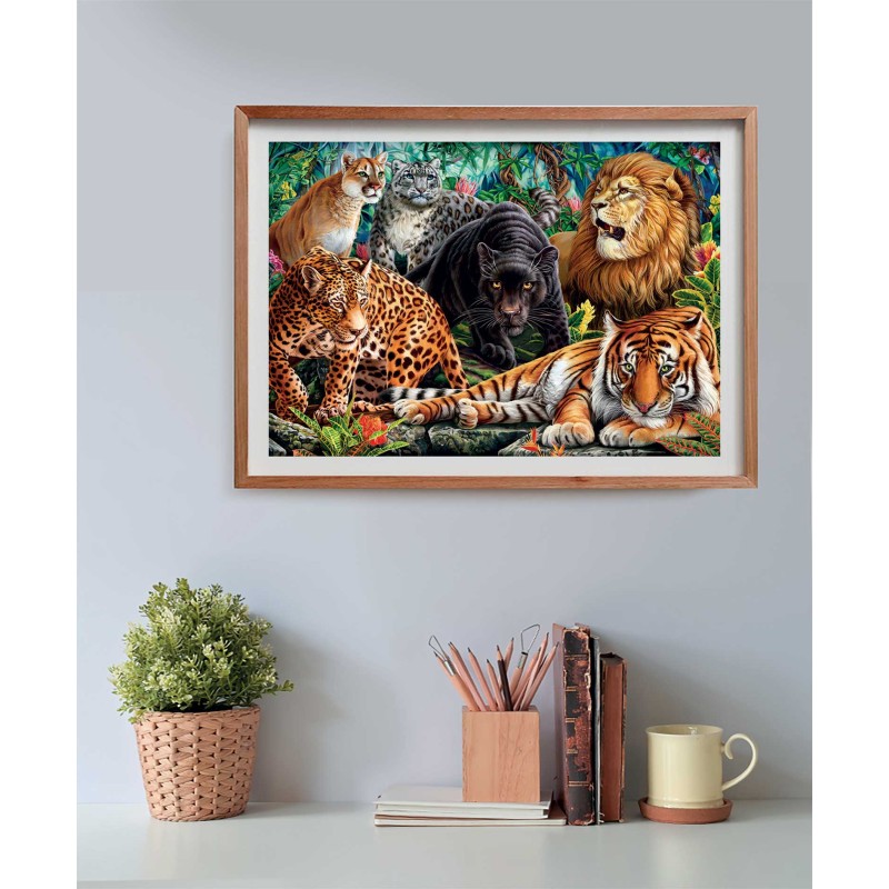 Clementoni Παζλ High Quality Collection Αγριόγατες 500 τμχ - Compact Box