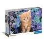 Clementoni Παζλ High Quality Collection Γατάκι Με Γαλανά Ματάκια 500 τμχ - Compact Box