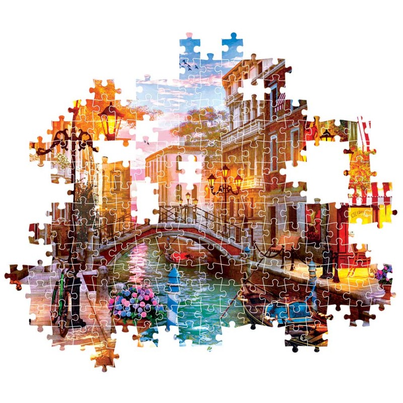 Clementoni Παζλ High Quality Collection Ηλιοβασίλεμα στη Βενετία 500 τμχ - Compact Box