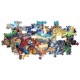 Clementoni Παζλ Panorama High Quality Collection Marvel Heroes vs Villains 1000 τμχ - Compact Box