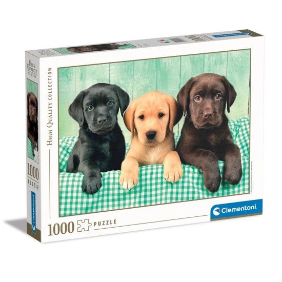 Clementoni Παζλ High Quality Collection Κουταβάκια Λαμπραντόρ 1000 τμχ Clementoni Παζλ High Quality Collection Κουταβάκια Λαμπραντόρ 1000 τμχ