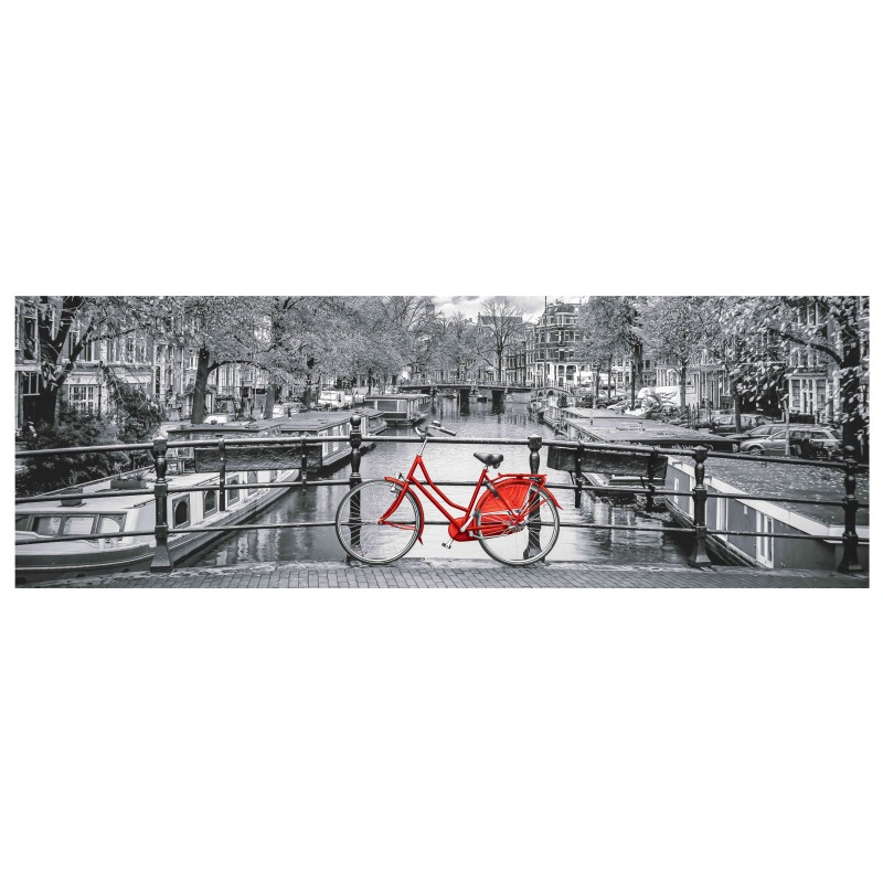 Clementoni Παζλ Panorama High Quality Collection Ποδήλατο Στο Αμστερνταμ 1000 τμχ