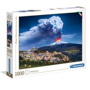 Clementoni Παζλ High Quality Collection Ηφαίστειο Αίτνα 1000 τμχ