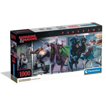 Clementoni Παζλ Panorama High Quality Collection Dungeons & Dragons 1000 τμχ - Compact Box