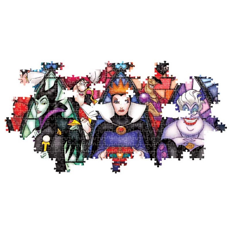 Clementoni Παζλ Panorama High Quality Collection Disney Villains 1000 τμχ - Compact Box