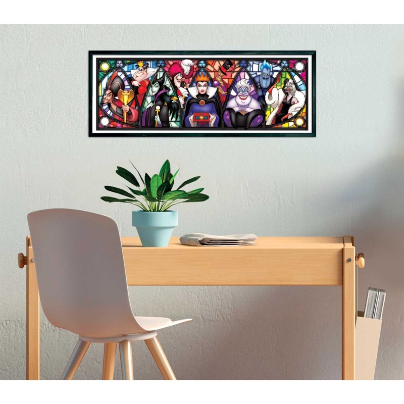 Clementoni Παζλ Panorama High Quality Collection Disney Villains 1000 τμχ - Compact Box