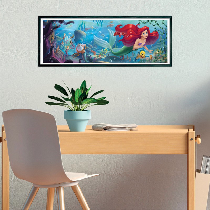 Clementoni Παζλ Panorama High Quality Collection Disney Η Μικρή Γοργόνα 1000 τμχ - Compact Box