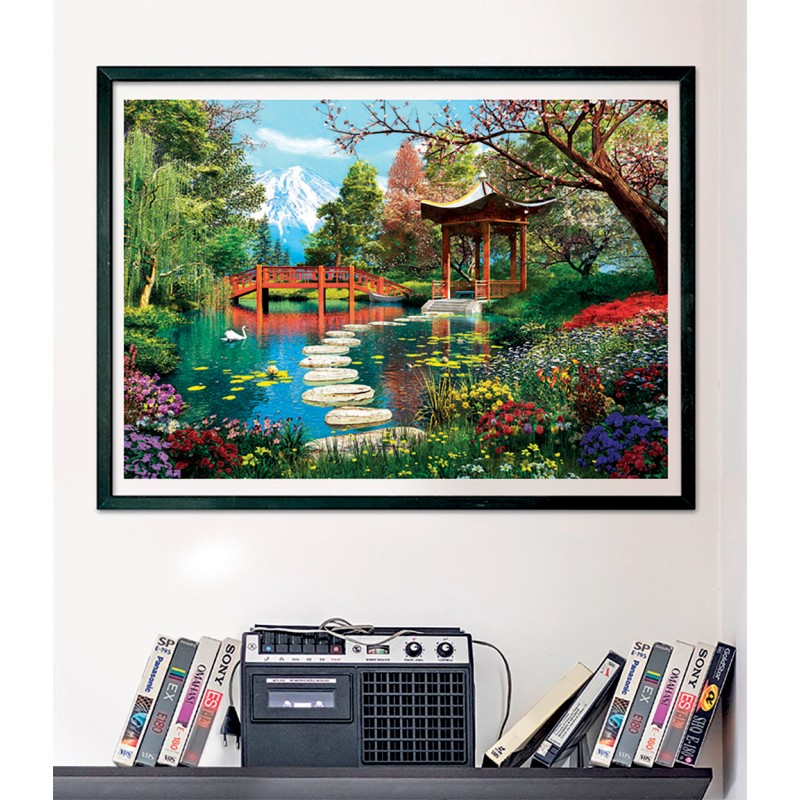 Clementoni Παζλ High Quality Collection Κήπος Φίτζι 1000 τμχ - Compact Box