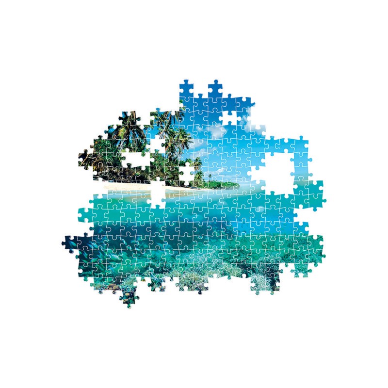 Clementoni Παζλ High Quality Collection Καλοκαιρινός Παράδεισος 1000 τμχ - Compact Box