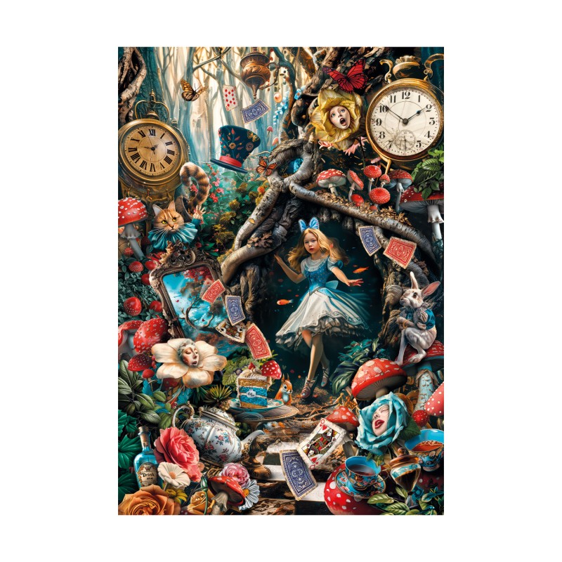 Clementoni Παζλ High Quality Collection Μέρα στη Χώρα των Θαυμάτων 1000 τμχ - Compact Box