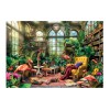Clementoni Παζλ High Quality Collection Βιβλιοθήκη στο Σπιτάκι του Κήπου 1000 τμχ - Compact Box