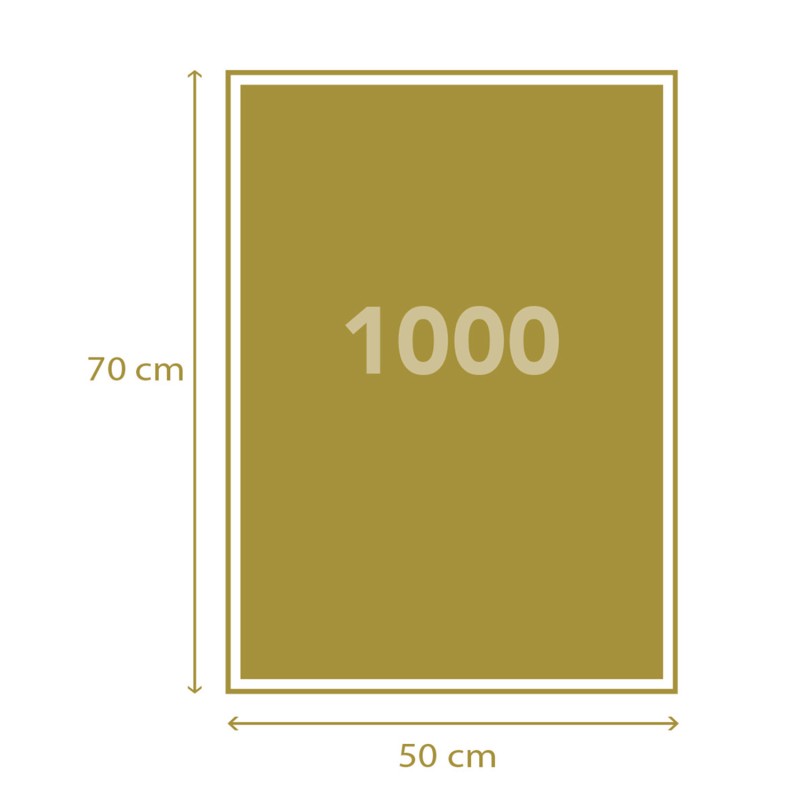 Clementoni Παζλ High Quality Collection Καταιγίδα Στο Φάρο 1000 τμχ - Compact Box