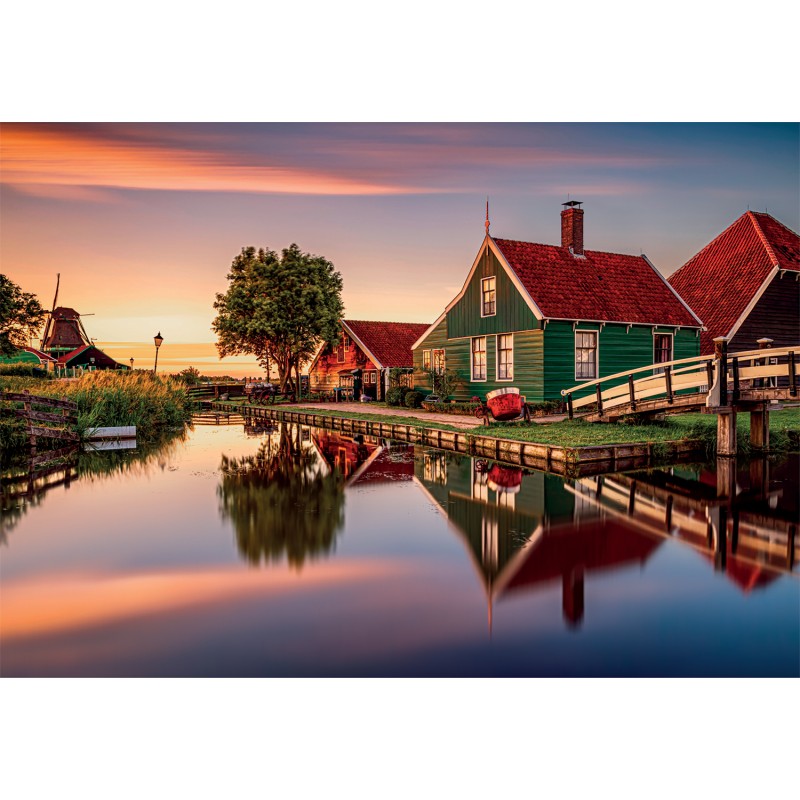 Clementoni Παζλ High Quality Collection Zaanse Schans Ολλανδία 1500 τμχ