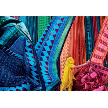 Clementoni Παζλ High Quality Collection Πολύχρωμα Κυμματιστά Υφάσματα 1500 τμχ