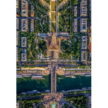 Clementoni Παζλ High Quality Collection Πετώντας Πάνω Από Το Παρίσι 1500 τμχ