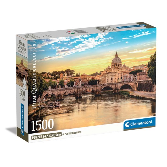 Clementoni Παζλ High Quality Collection Ρώμη 1500 τμχ - Compact Box Clementoni Παζλ High Quality Collection Ρώμη 1500 τμχ - Compact Box