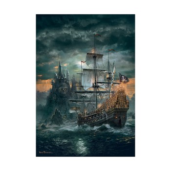 Clementoni Παζλ High Quality Collection Το Πλοίο Των Πειρατών 1500 τμχ - Compact Box