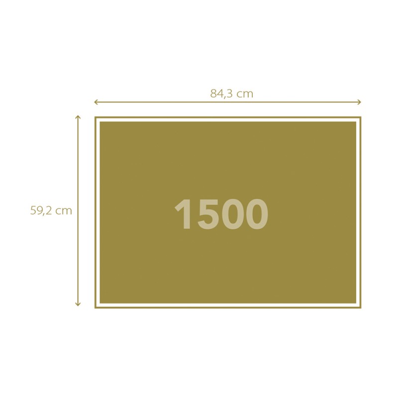 Clementoni Παζλ High Quality Collection Γαλάζια Λίμνη 1500 τμχ - Compact Box