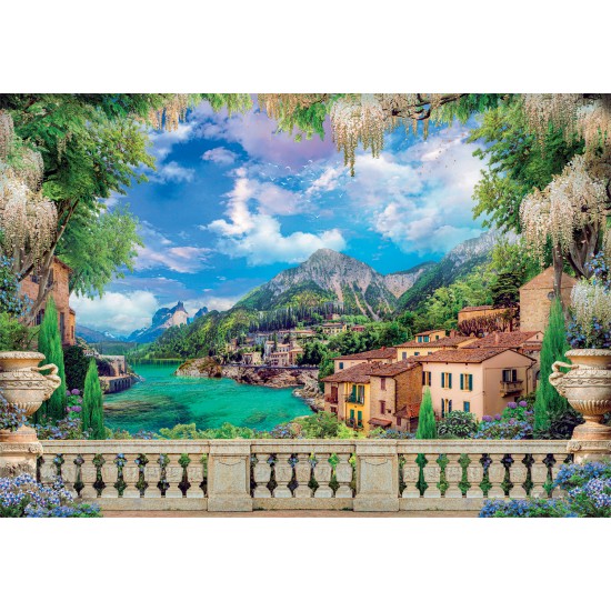 Clementoni Παζλ High Quality Collection Καταπράσινη Βεράντα Στη Λίμνη 3000 τμχ Clementoni Παζλ High Quality Collection Καταπράσινη Βεράντα Στη Λίμνη 3000 τμχ
