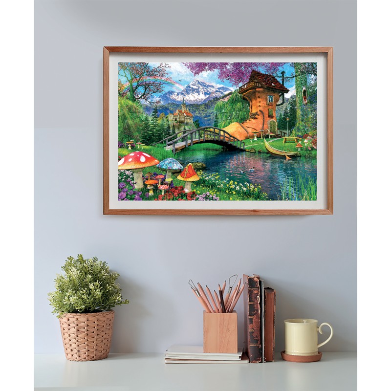 Clementoni Παζλ High Quality Collection Σπίτι Σε Σχήμα Παπουτσιού 500 τμχ