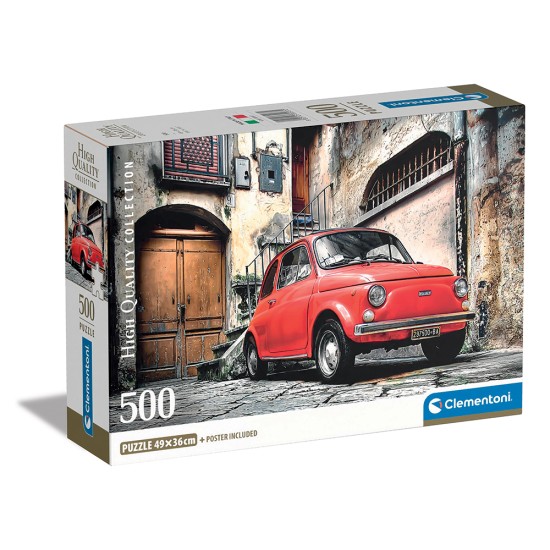 Clementoni Παζλ High Quality Collection Fiat 500 - 500 τμχ - Compact Box Clementoni Παζλ High Quality Collection Fiat 500 - 500 τμχ - Compact Box